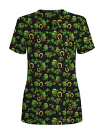 Lucky Clover St. Patrick’s Day Scrub Top - Scrubloop