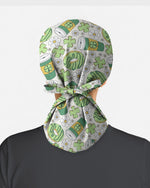 Lucky Latte Cozy Café Charm Scrub Cap - Scrubloop