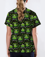 Lucky Shamrock Nurse Medical Scrub Top - Scrubloop