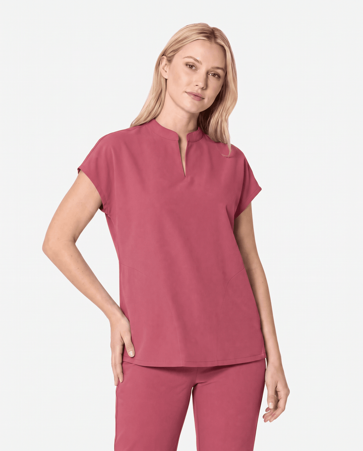 Mandarin Dolman Top Berry Spice