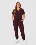 Mandarin Dolman Top Espresso - Scrubloop