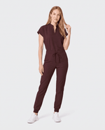 Mandarin Dolman Top Espresso - Scrubloop