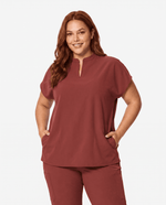 Mandarin Dolman Top Sienna - Scrubloop