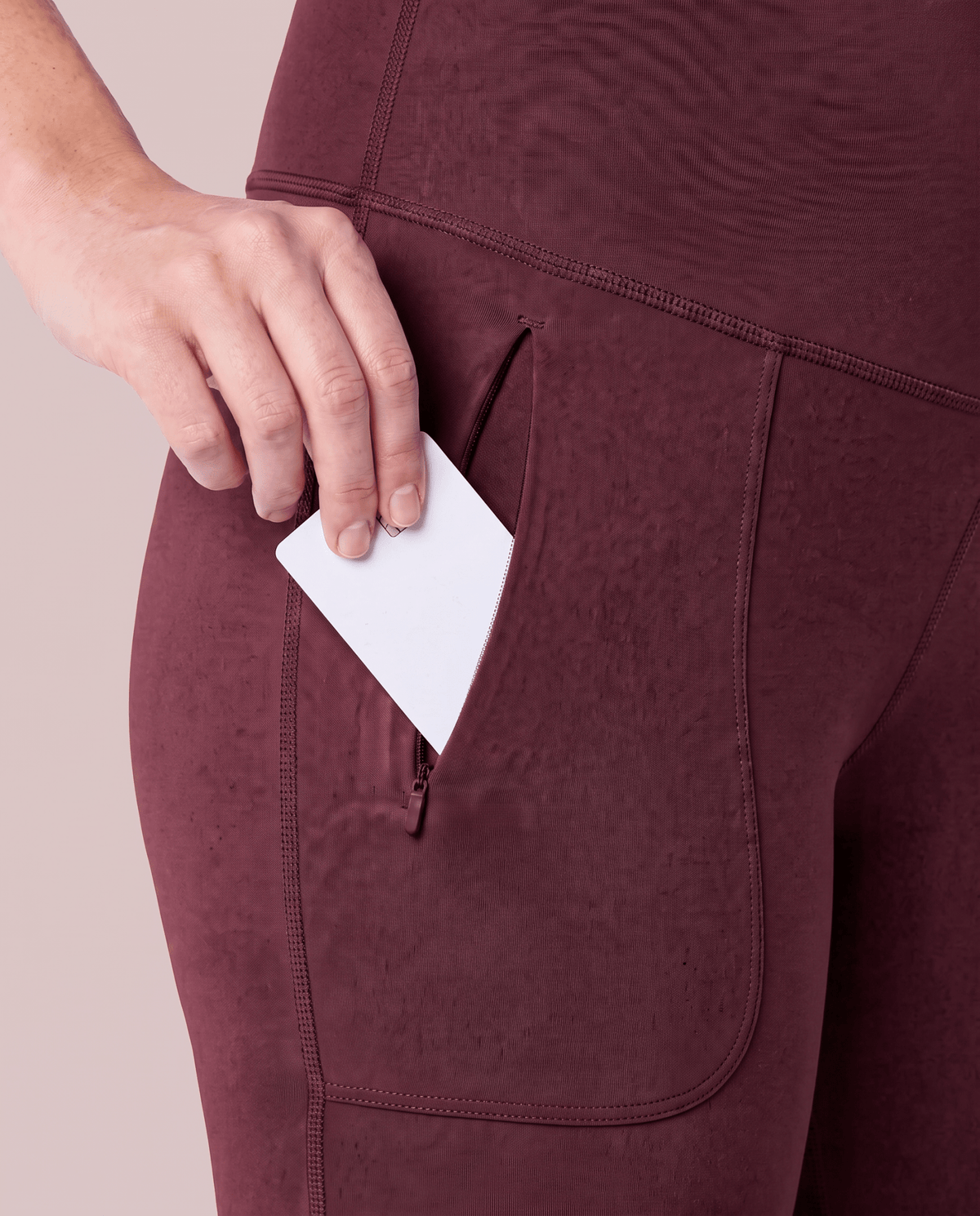 Maternity Scrub Legging Burgundy - Scrubloop