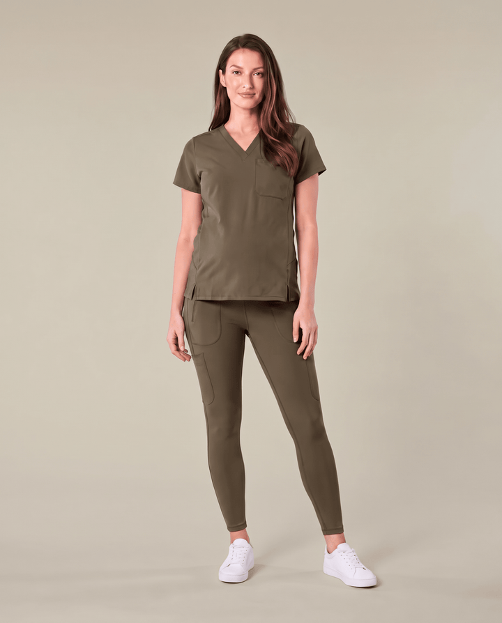 Maternity Scrub Legging Olive