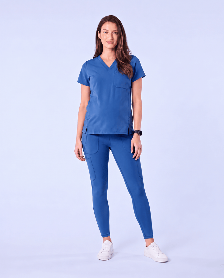 Maternity Scrub Legging Royal Blue