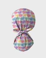 Medical Candy Hearts Sweet Love Vibes Scrub Cap - Scrubloop