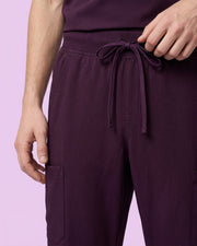 6-Pocket Jogger Pant Deep Eggplant