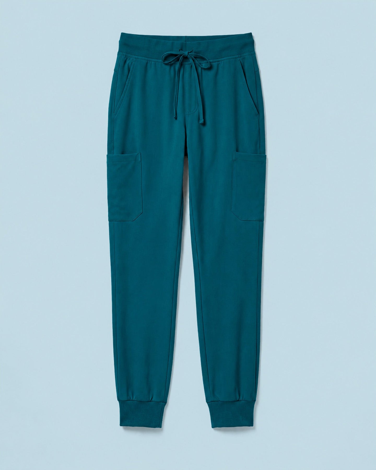Men's 6-Pocket Jogger Scrub Pant Caribbean Blue - Scrubloop