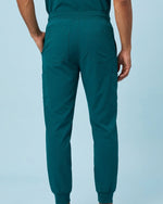 Men's 6-Pocket Jogger Scrub Pant Caribbean Blue - Scrubloop