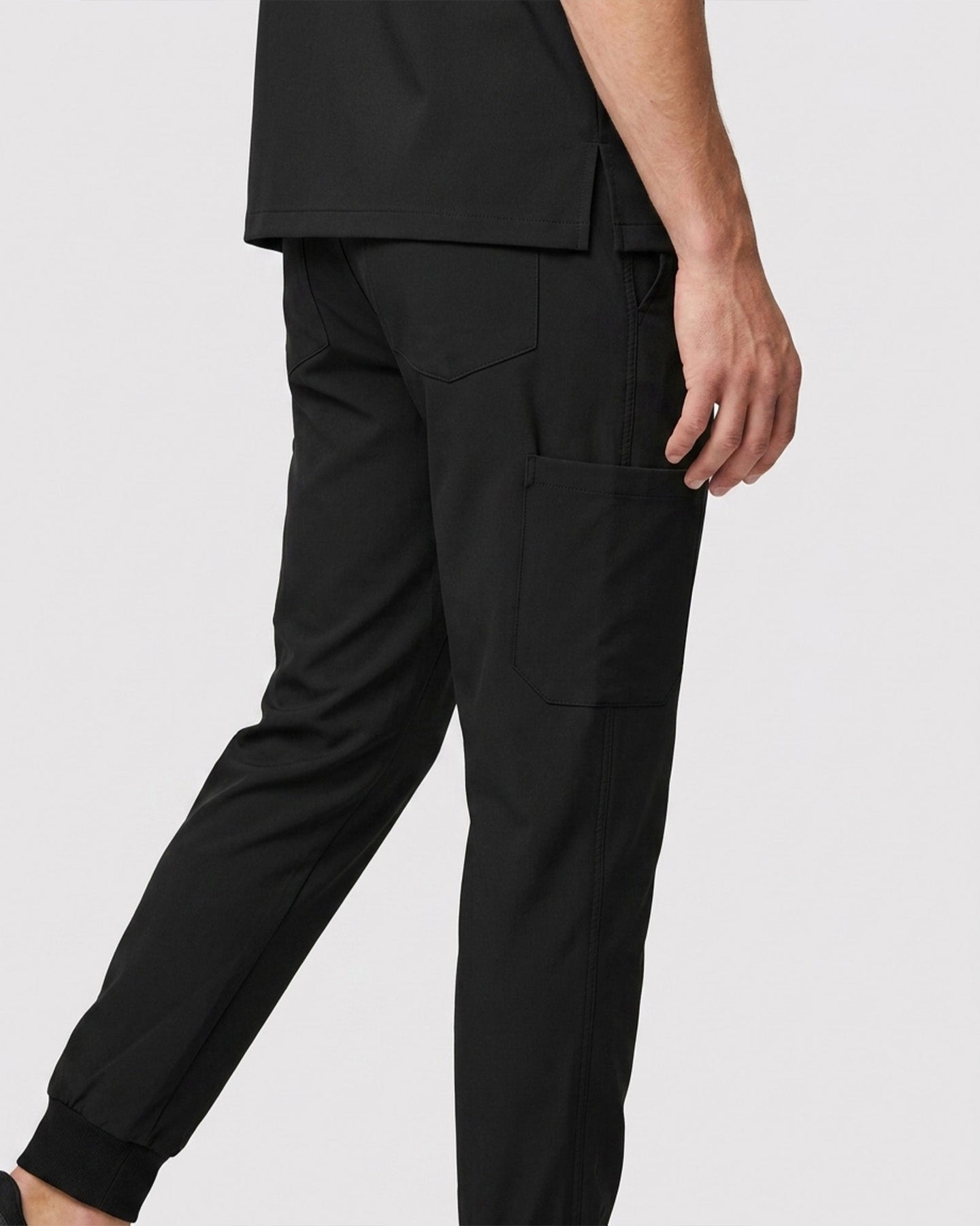 Men's 6-Pocket Jogger Scrub Pant Charcoal - Scrubloop