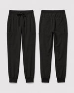 Men's 6-Pocket Jogger Scrub Pant Charcoal - Scrubloop