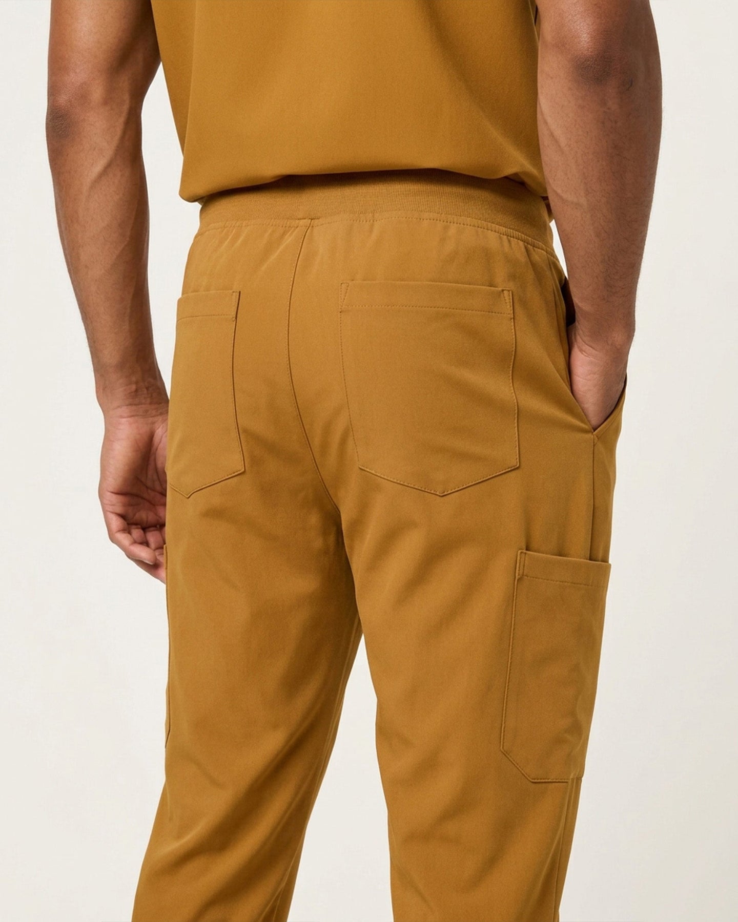 Men's 6-Pocket Jogger Scrub Pant Cider - Scrubloop