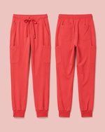Men's 6-Pocket Jogger Scrub Pant Coral - Scrubloop