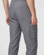 Men's 6-Pocket Jogger Scrub Pant Heather Gray - Scrubloop
