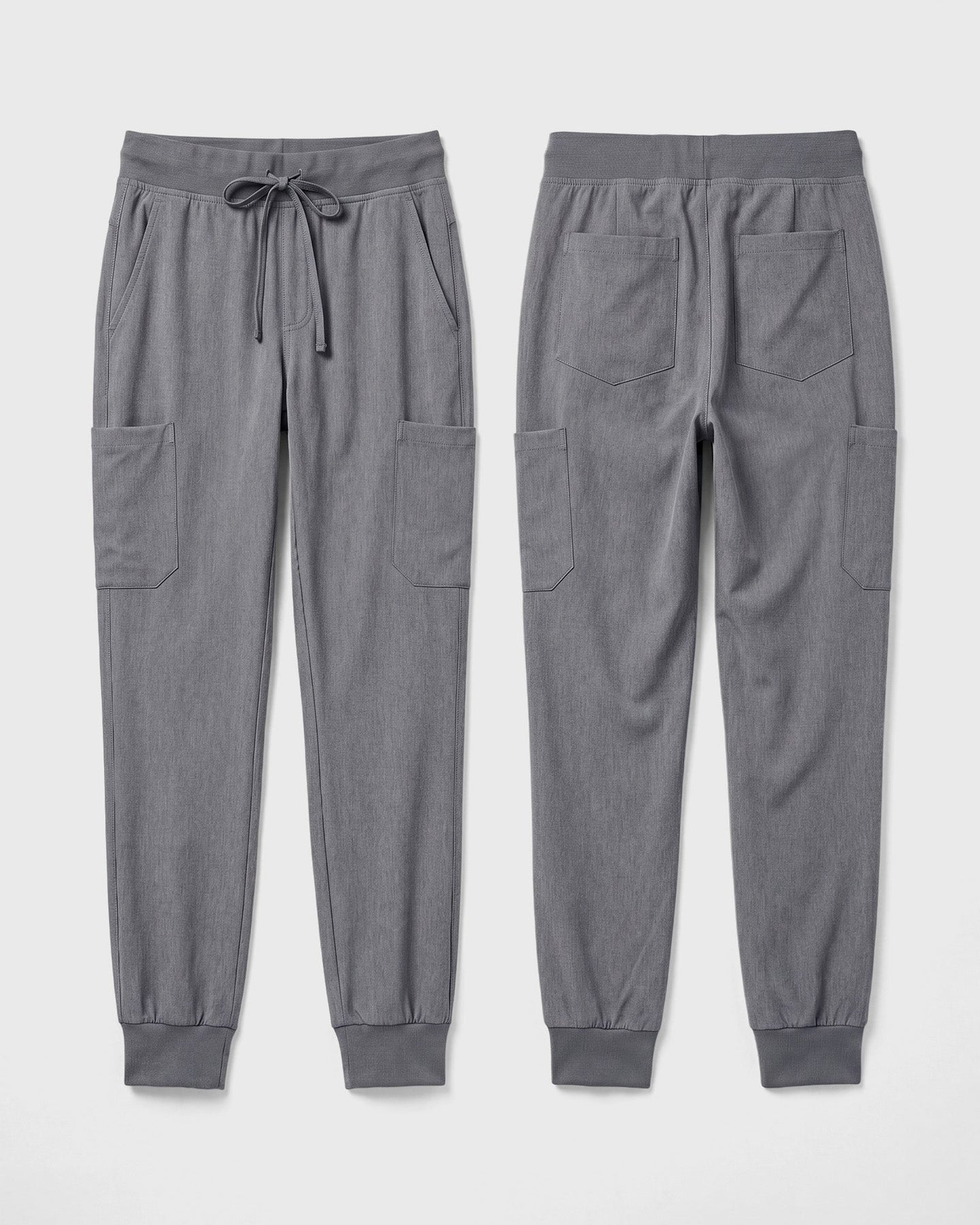 Men's 6-Pocket Jogger Scrub Pant Heather Gray - Scrubloop