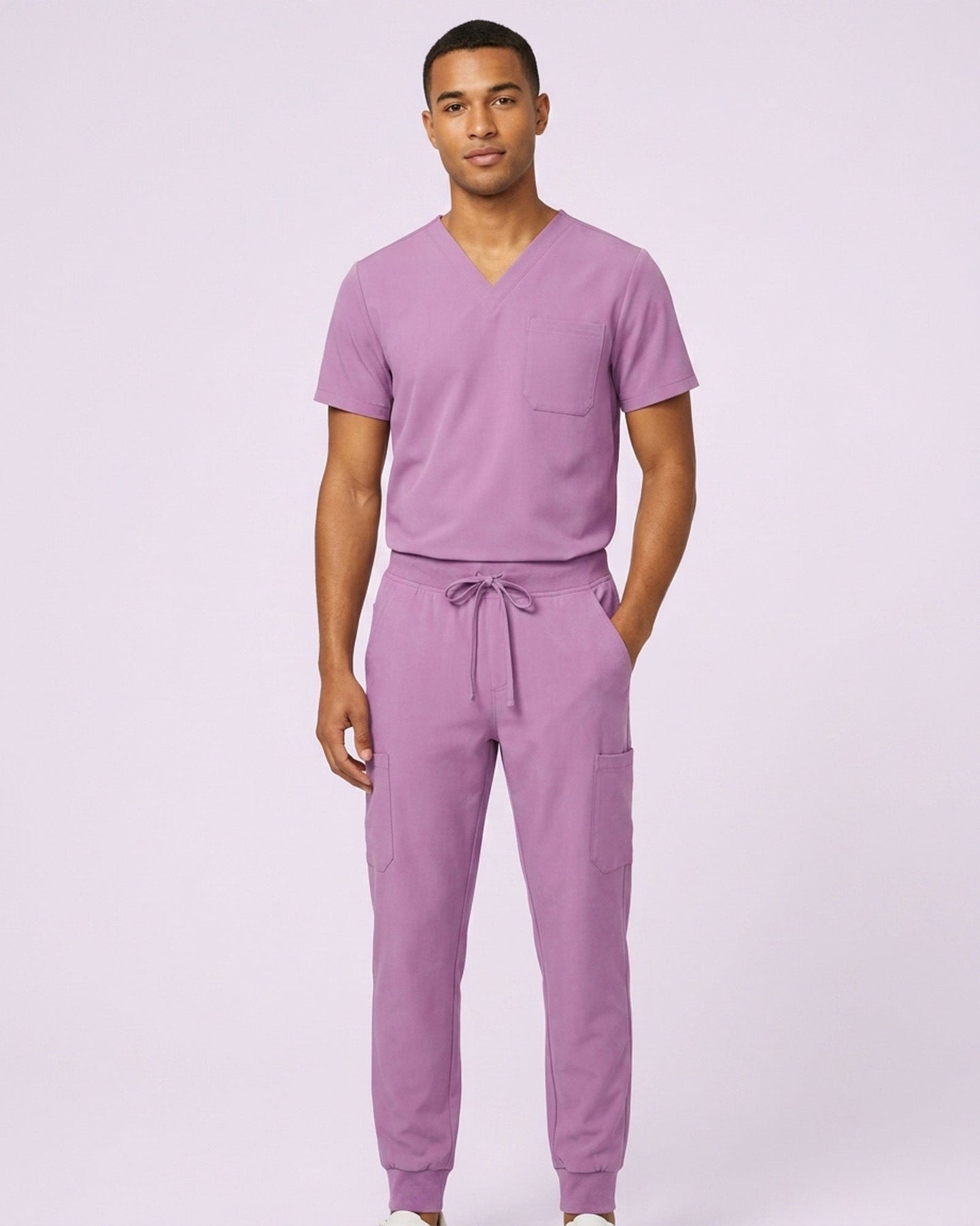 Men's 6-Pocket Jogger Scrub Pant Lilac - Scrubloop