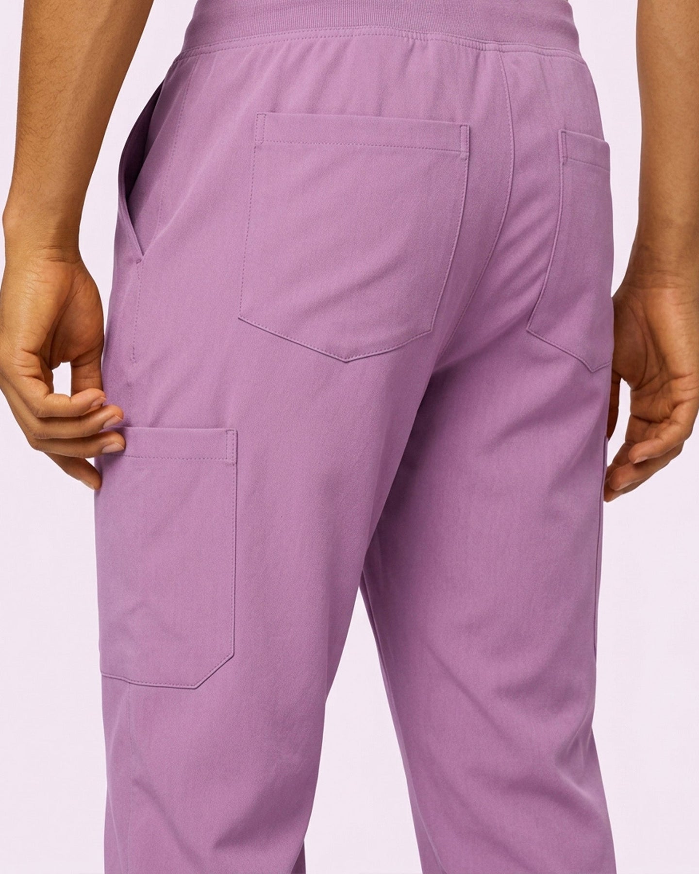 Men's 6-Pocket Jogger Scrub Pant Lilac - Scrubloop
