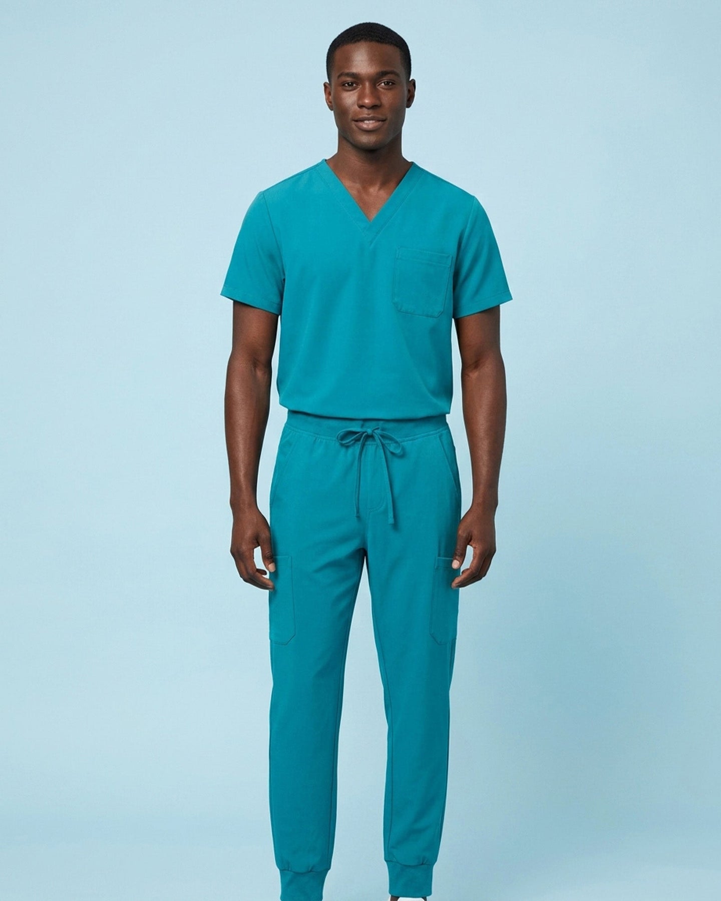 Men's 6-Pocket Jogger Scrub Pant Marina - Scrubloop