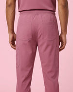 Men's 6-Pocket Jogger Scrub Pant Mauve - Scrubloop