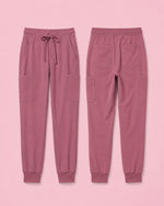 Men's 6-Pocket Jogger Scrub Pant Mauve - Scrubloop