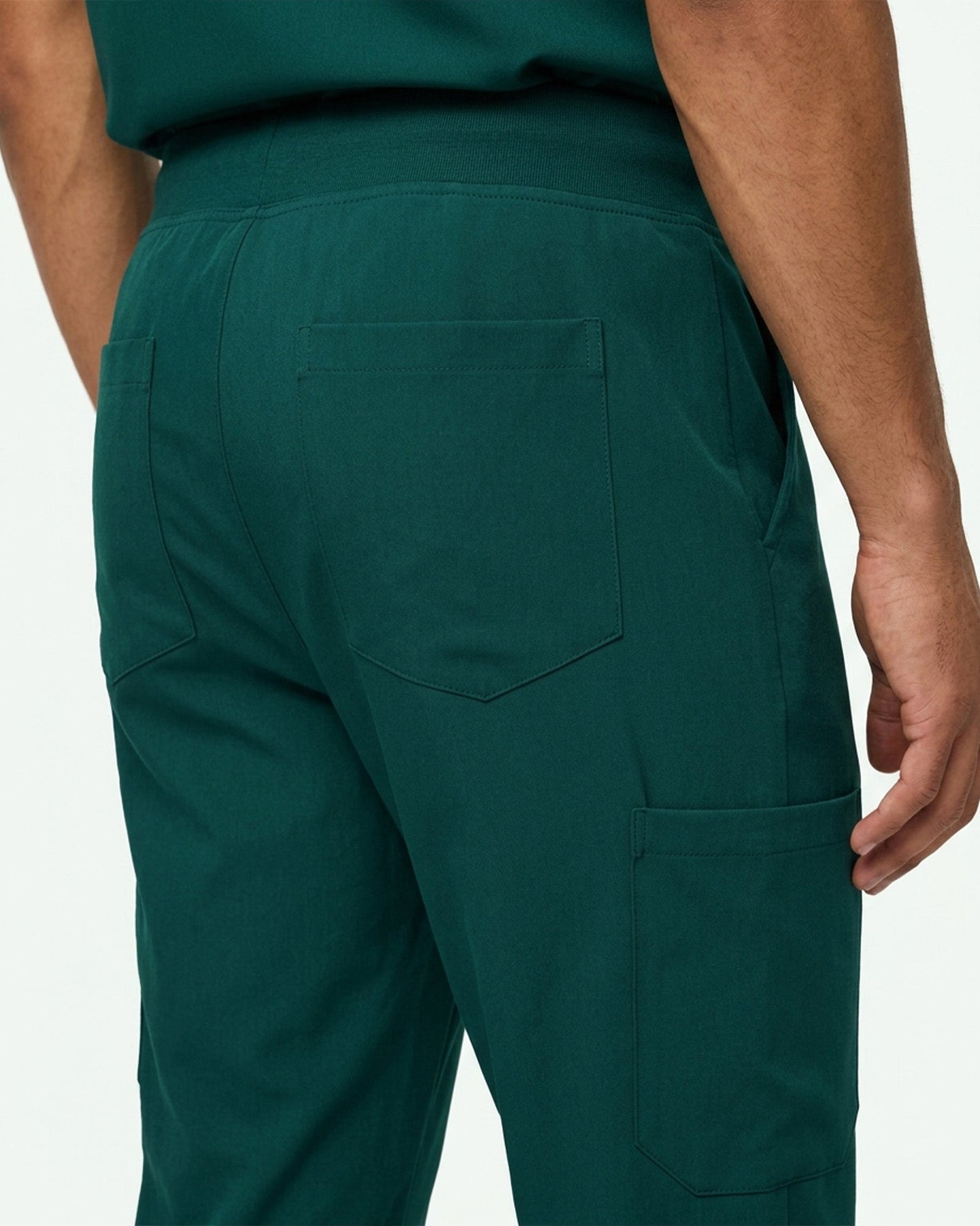 Men's 6-Pocket Jogger Scrub Pant Midnight Green - Scrubloop