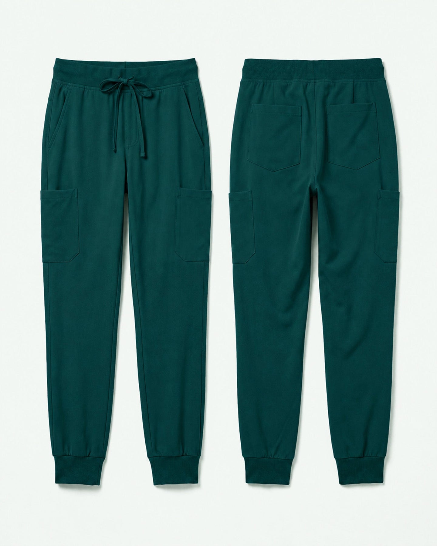 Men's 6-Pocket Jogger Scrub Pant Midnight Green - Scrubloop