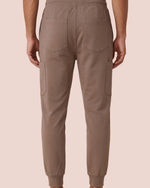 Men's 6-Pocket Jogger Scrub Pant Mocha - Scrubloop