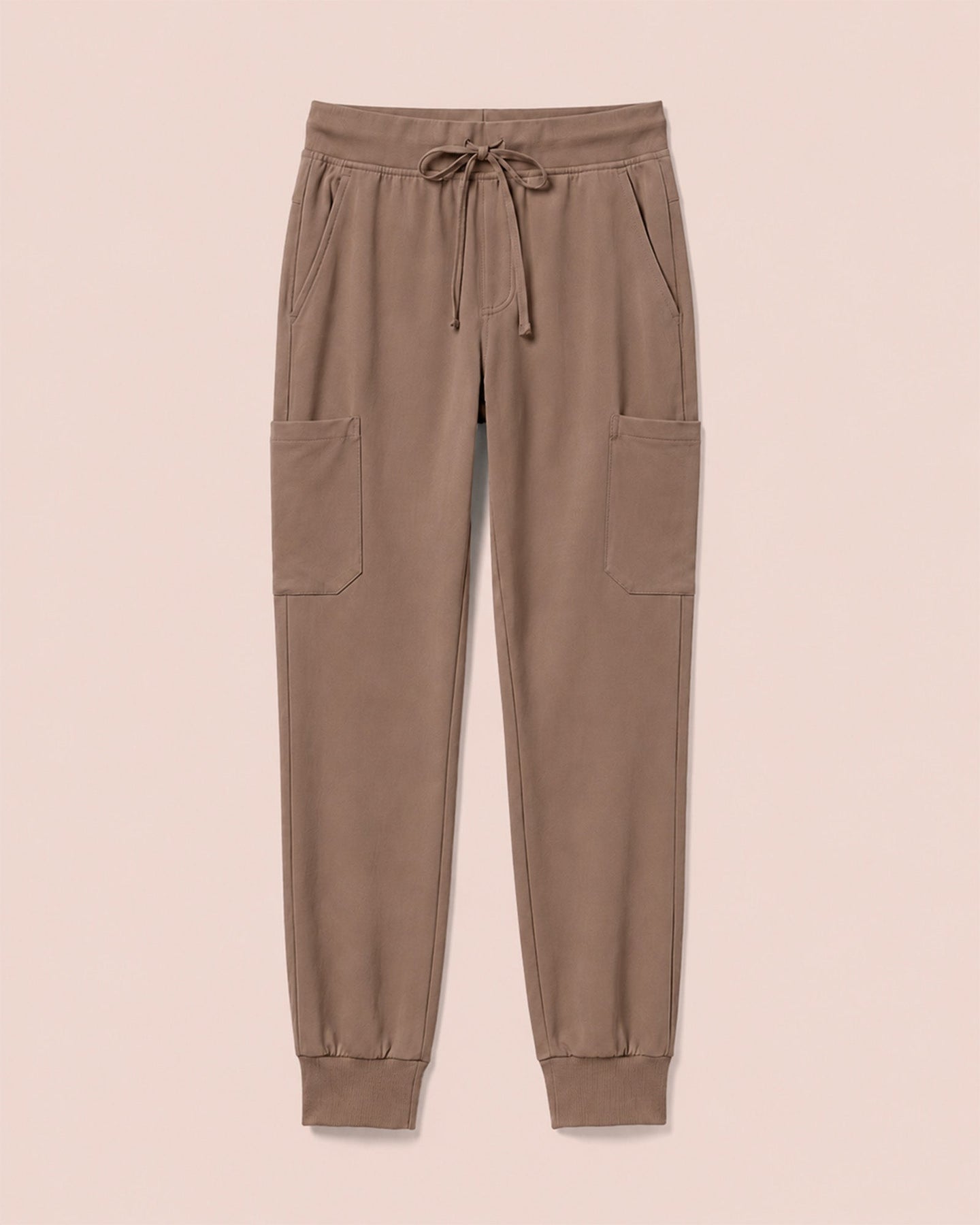 Men's 6-Pocket Jogger Scrub Pant Mocha - Scrubloop