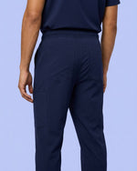 Men's 6-Pocket Jogger Scrub Pant Navy - Scrubloop