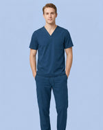 Men's 6-Pocket Jogger Scrub Pant Ocean - Scrubloop