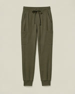 Men's 6-Pocket Jogger Scrub Pant Olive - Scrubloop