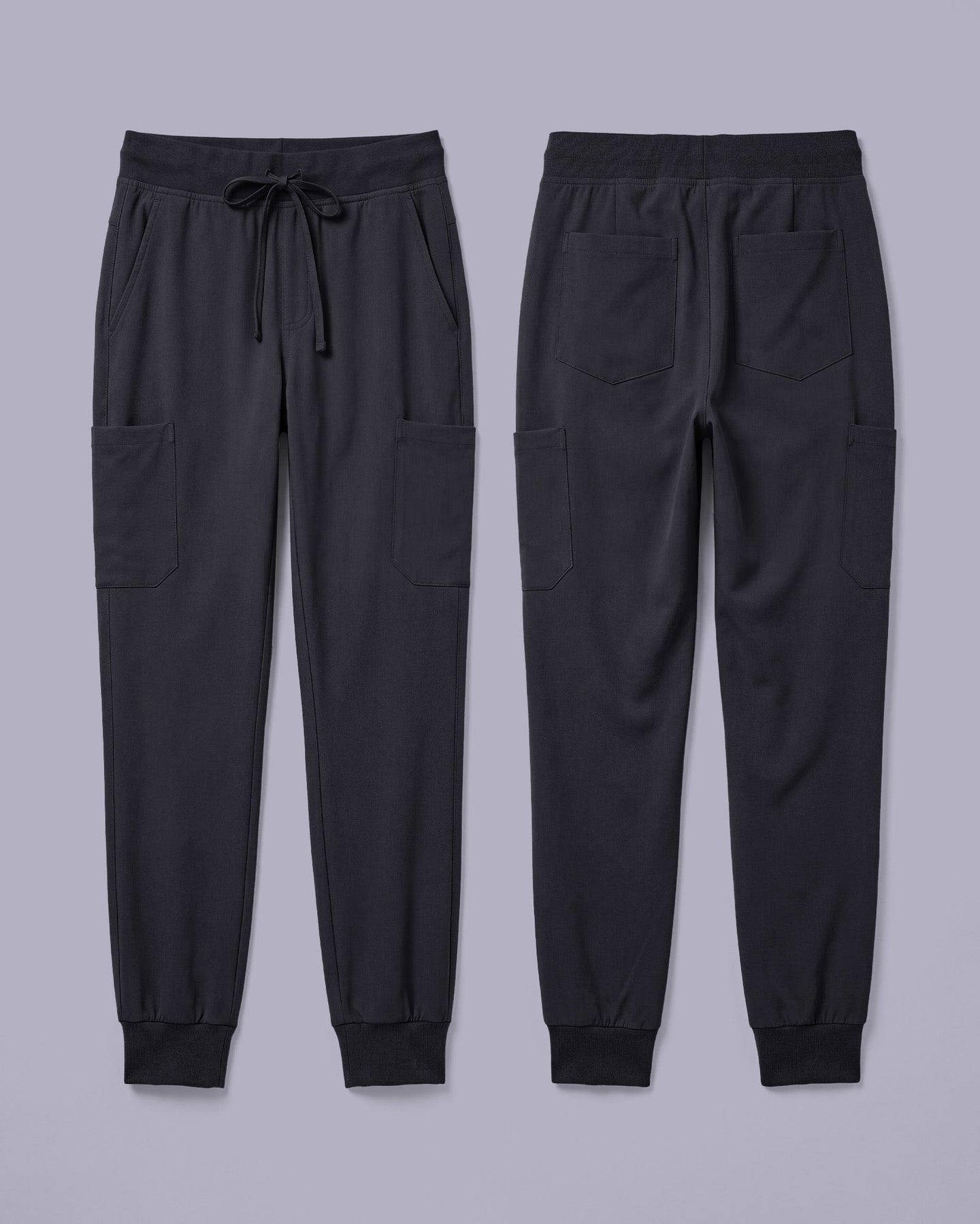 Men's 6-Pocket Jogger Scrub Pant Pewter - Scrubloop