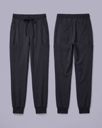 Men's 6-Pocket Jogger Scrub Pant Pewter - Scrubloop