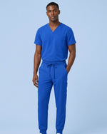 Men's 6-Pocket Jogger Scrub Pant Royal Blue - Scrubloop