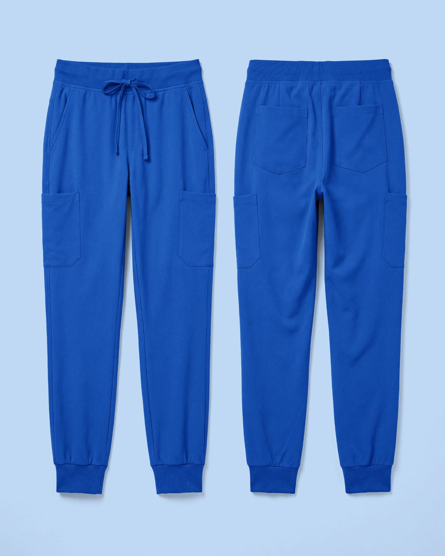 Men's 6-Pocket Jogger Scrub Pant Royal Blue - Scrubloop