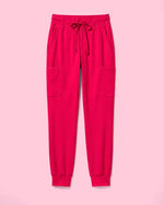 Men's 6-Pocket Jogger Scrub Pant Sangria - Scrubloop