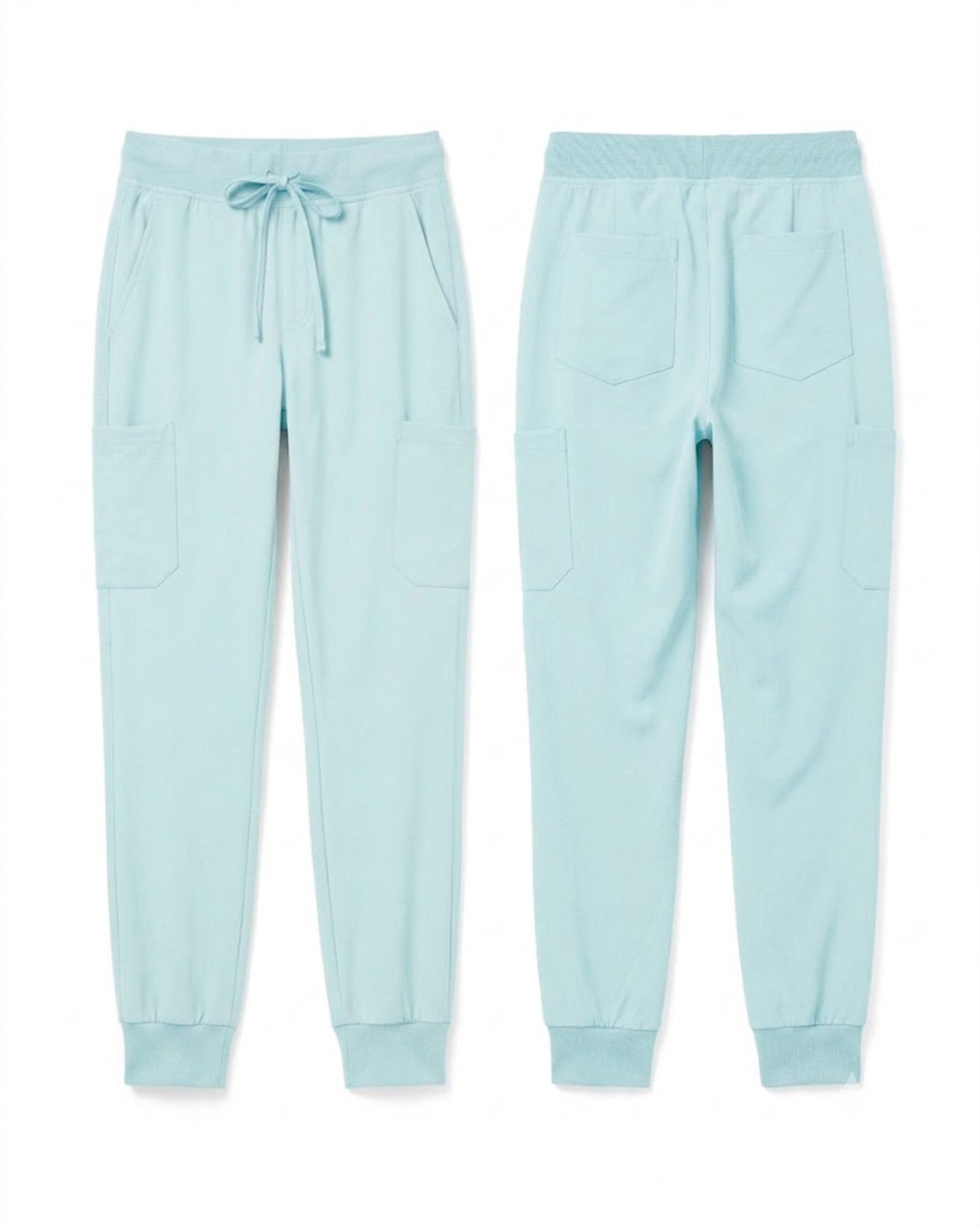 Men's 6-Pocket Jogger Scrub Pant Sky Blue - Scrubloop