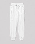 Men's 6-Pocket Jogger Scrub Pant White - Scrubloop