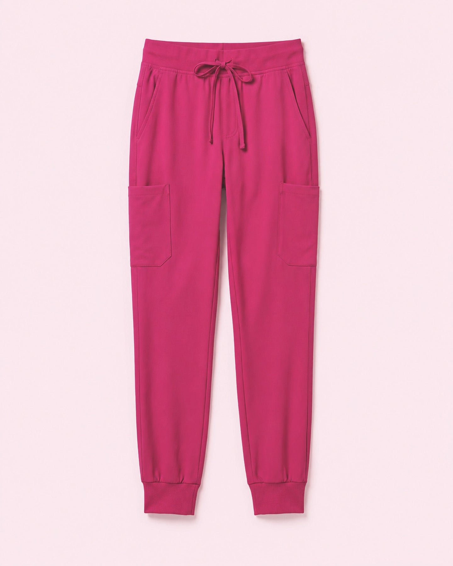 Men's 6-Pocket Jogger Scrub Pant Wild Berry - Scrubloop