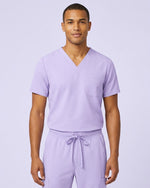 Men's One-Pocket V-neck Scrub Top - Scrubloop