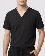 Men's One-Pocket V-neck Scrub Top - Scrubloop