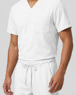 Men's One-Pocket V-neck Scrub Top - Scrubloop