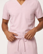 Men's One-Pocket V-neck Scrub Top - Scrubloop
