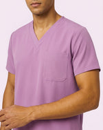 Men's One-Pocket V-neck Scrub Top - Scrubloop