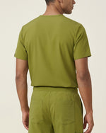 Men's One-Pocket V-neck Scrub Top Avocado - Scrubloop