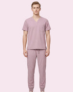 Men's One-Pocket V-neck Scrub Top Blossom - Scrubloop