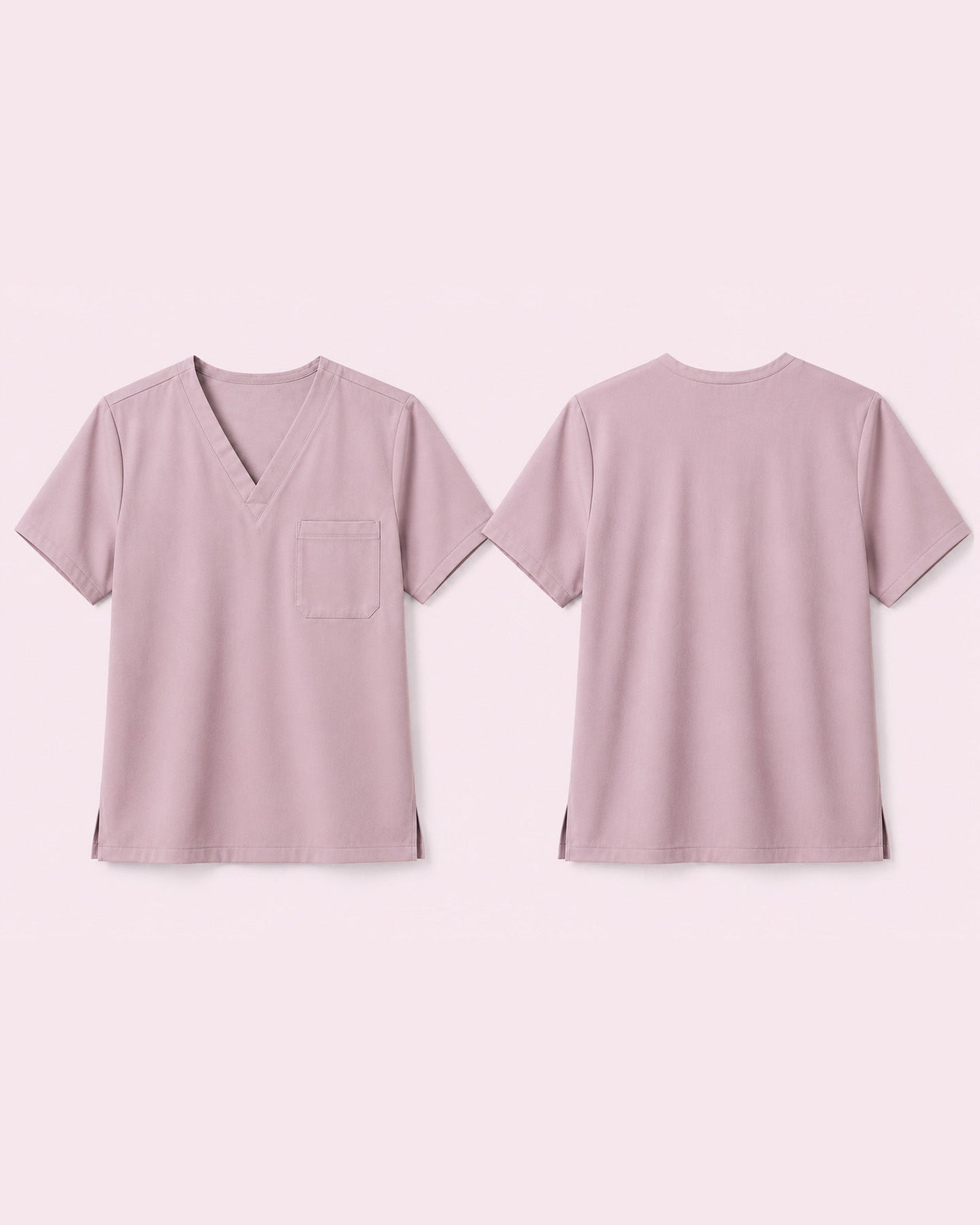 Men's One-Pocket V-neck Scrub Top Blossom - Scrubloop