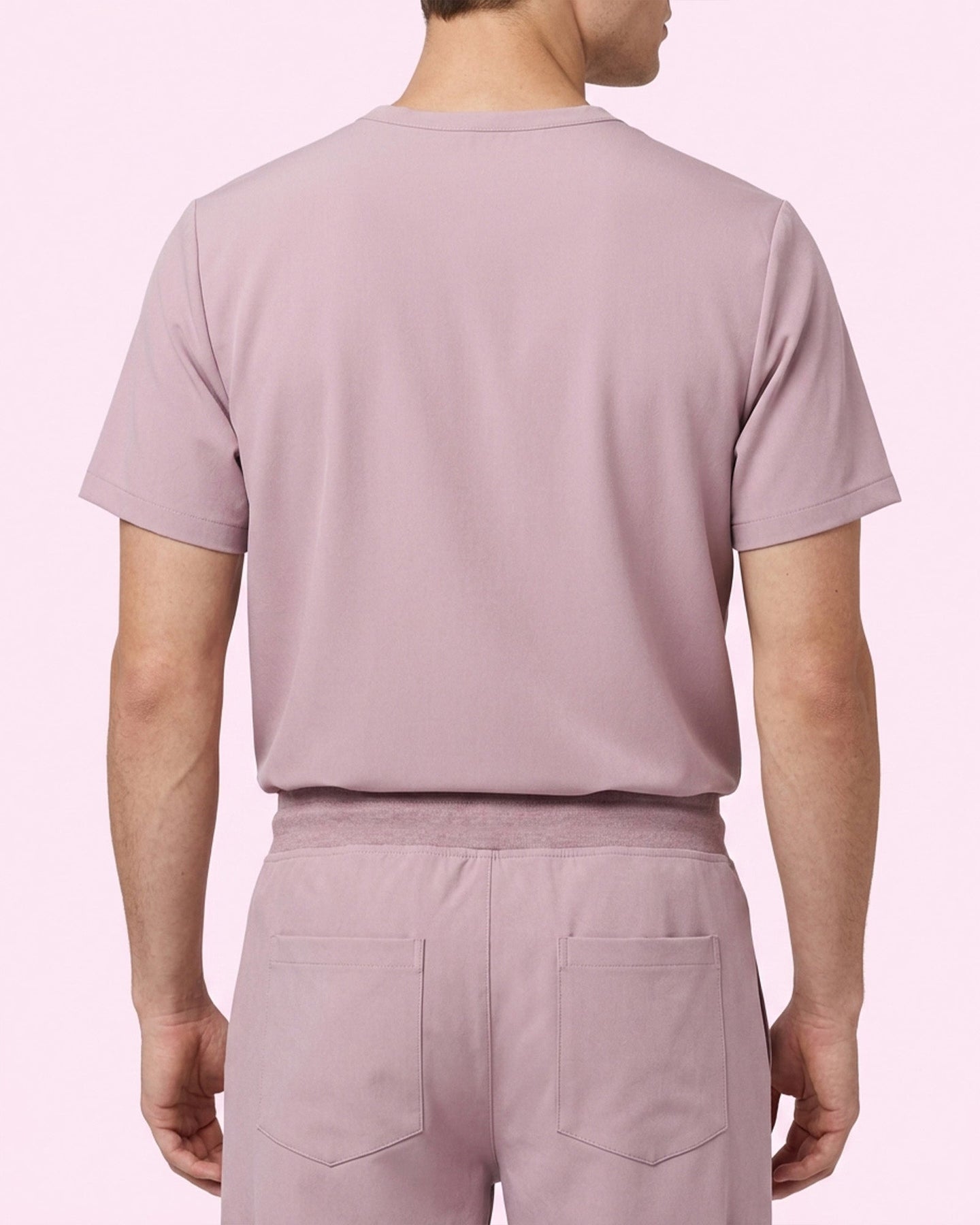 Men's One-Pocket V-neck Scrub Top Blossom - Scrubloop