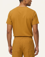 Men's One-Pocket V-neck Scrub Top Cider - Scrubloop